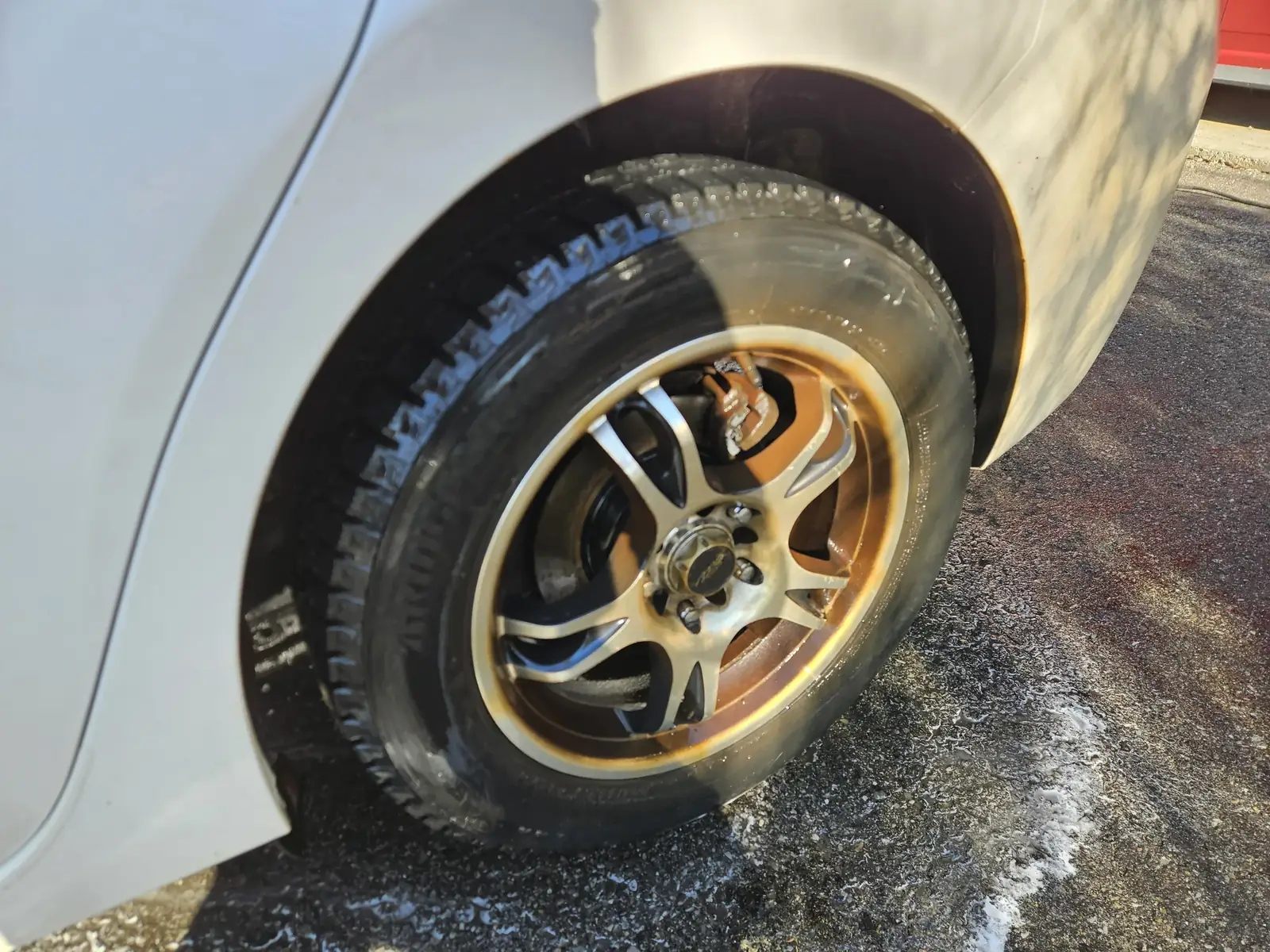 Wheel decontamination